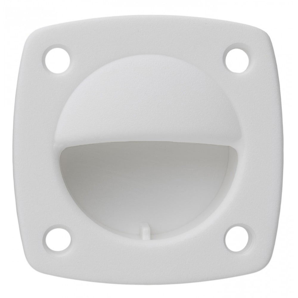 Whitecap Nylon Flush Pull - Small - White [3360WC] - First Stop Marine