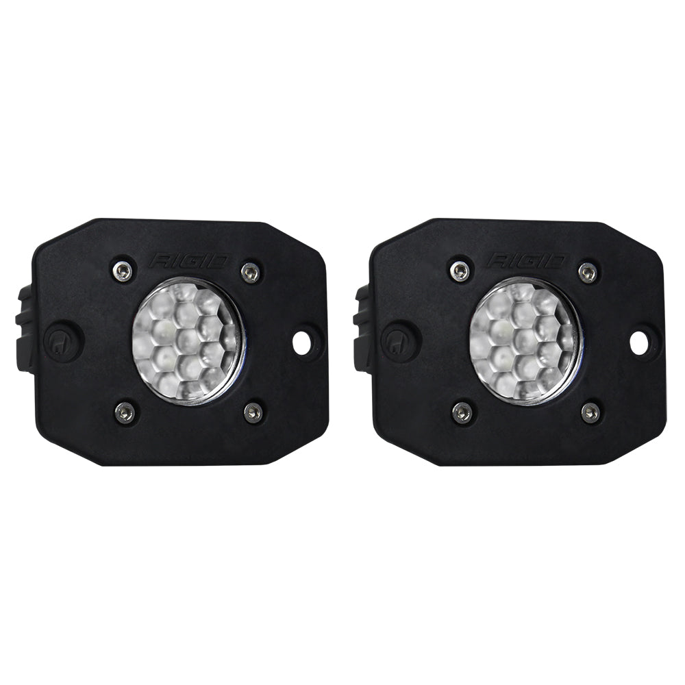 RIGID Industries Ignite Flush Mount Flood - Black [20641] - First Stop Marine