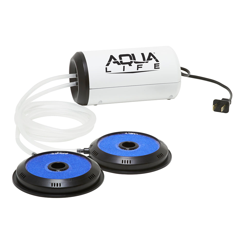 Frabill Aqua-Life Aerator Dual Output 110V - Greater Than 100 Gallons [14212] - First Stop Marine