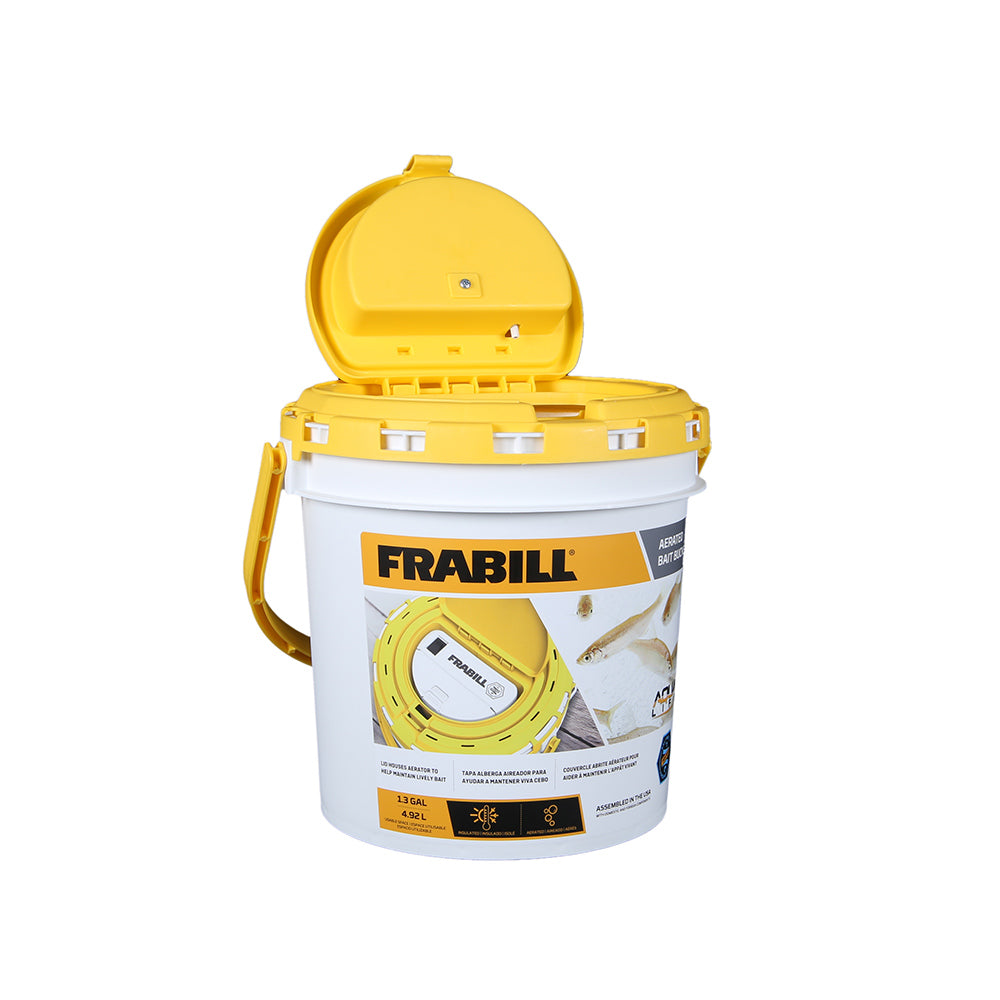 Frabill Dual Fish Bait Bucket w/Aerator Built-In [4825] - First Stop Marine