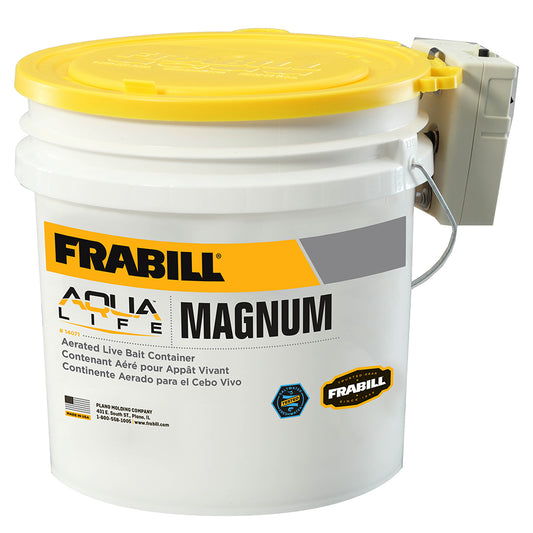 Frabill Magnum Bucket - 4.25 Gallons w/Aerator [14071] - First Stop Marine