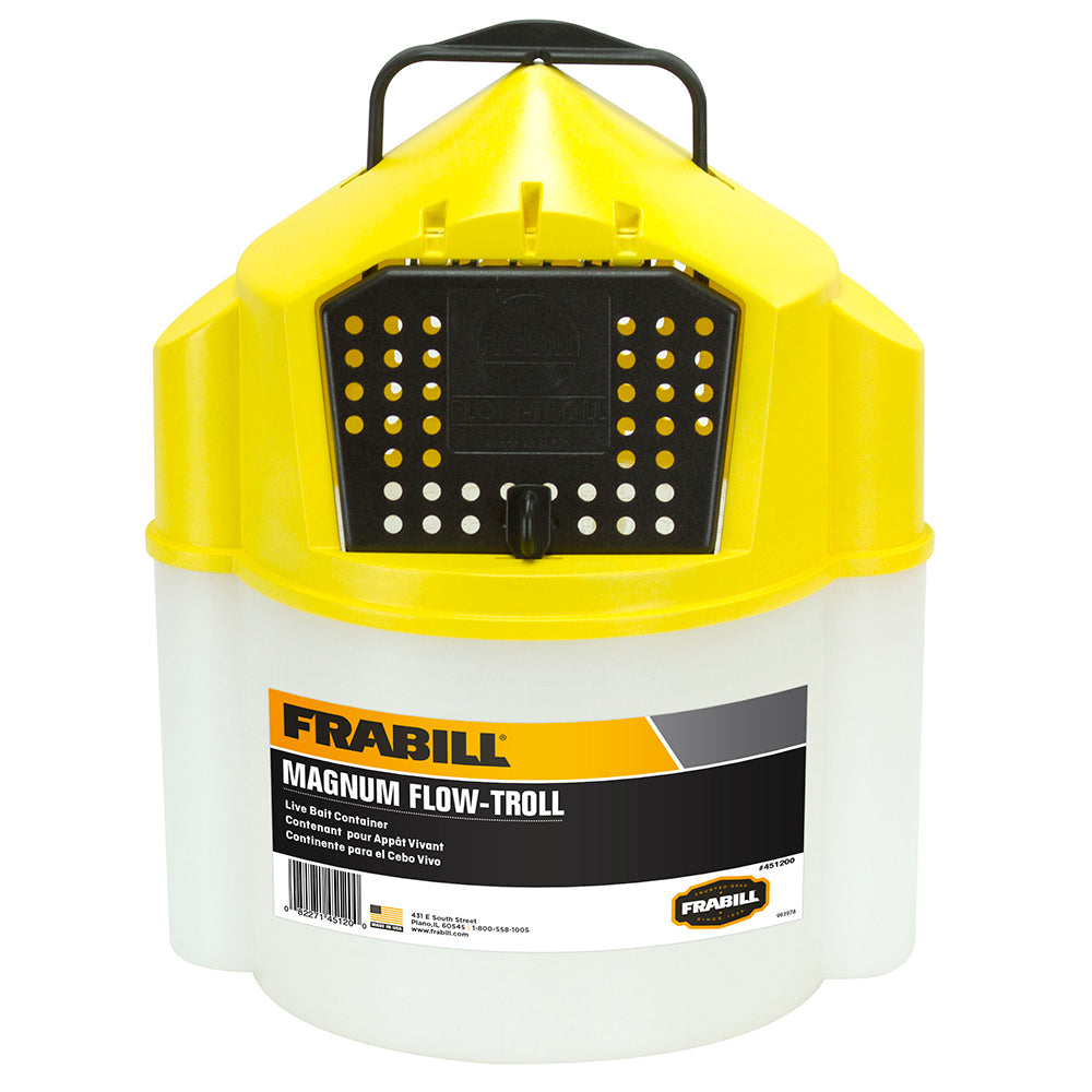 Frabill Magnum Flow Troll Bucket - 10 Quart [451200] - First Stop Marine