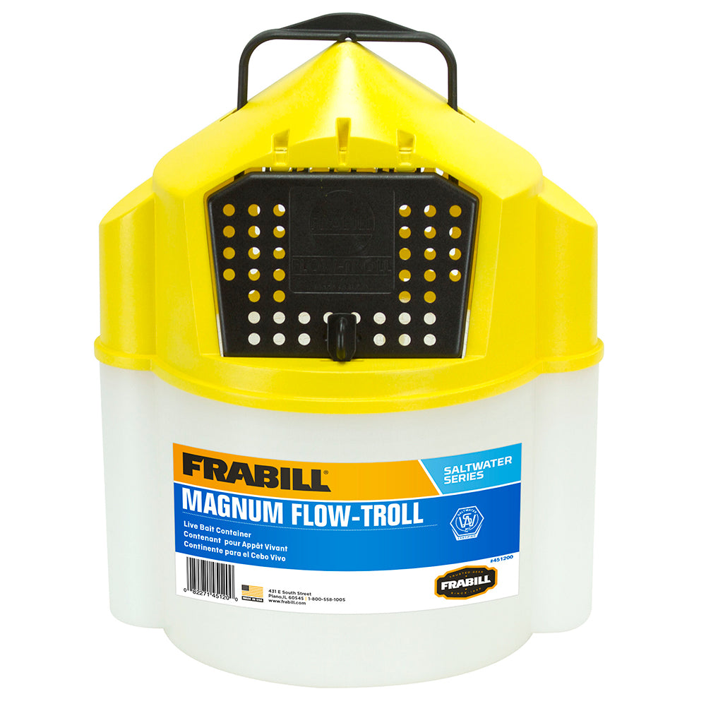 Frabill Magnum Flow Troll Shrimp Bucket - 10 Quart [451205] - First Stop Marine