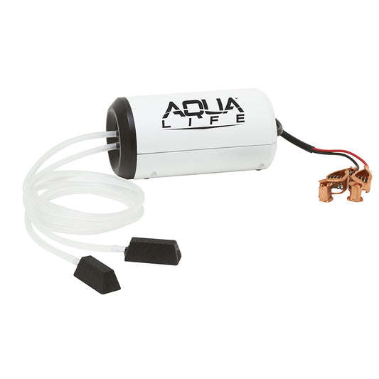 Frabill Aqua-Life Aerator Dual Output 12V DC Greater Than 25 Gallons [14213] - First Stop Marine