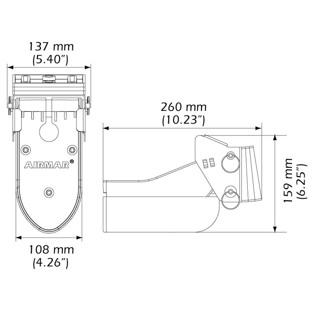 Airmar TM185C-HW High Frequency Wide Beam CHIRP Transom Mount 14-Pin Transducer f/Humminbird [TM185C-HW-14HB] - First Stop Marine