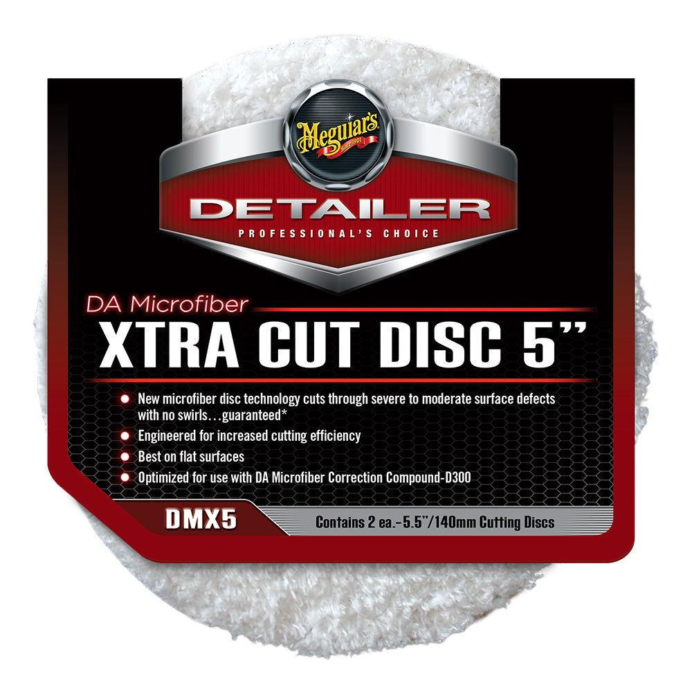 Meguiars DA Microfiber Xtra Cut Disc - 5" [DMX5] - First Stop Marine