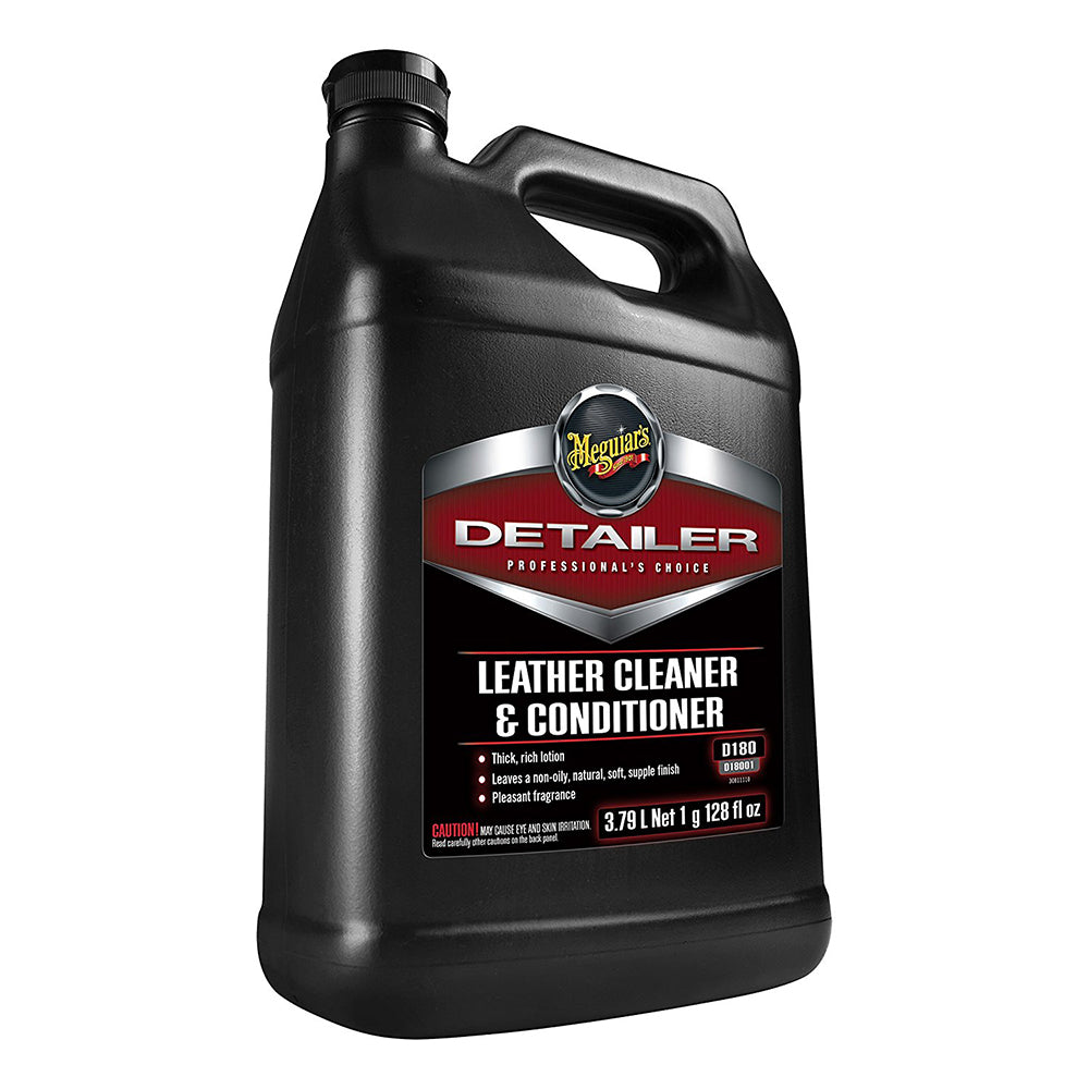 Meguiars Detailer Leather Cleaner  Conditioner - 1-Gallon [D18001] - First Stop Marine