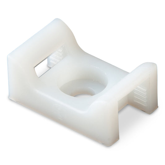 Ancor Cable Tie Mount - Natural - #8 Screw - 100 Pieces Per Bag [199232] - First Stop Marine