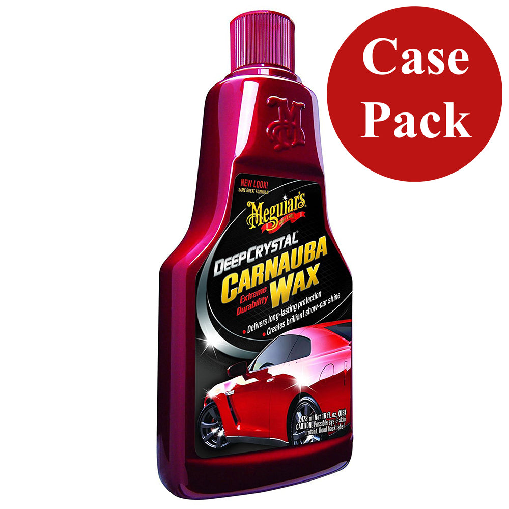 Meguiars Deep Crystal Carnauba Wax - 16oz *Case of 6* [A2216CASE] - First Stop Marine