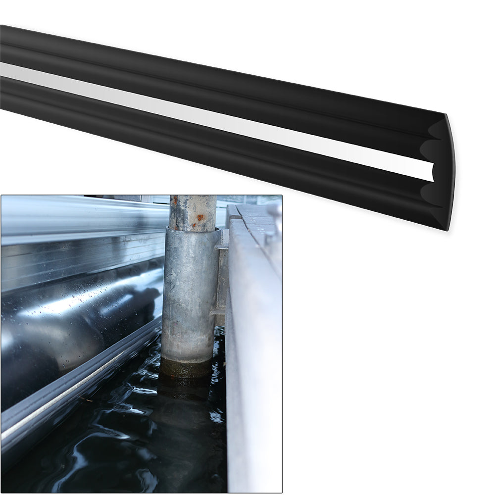 Megaware PontoonGuard - 32 Kit - (2) 16 Guards f/Pontoon Up To 21 - Black [30232] - First Stop Marine