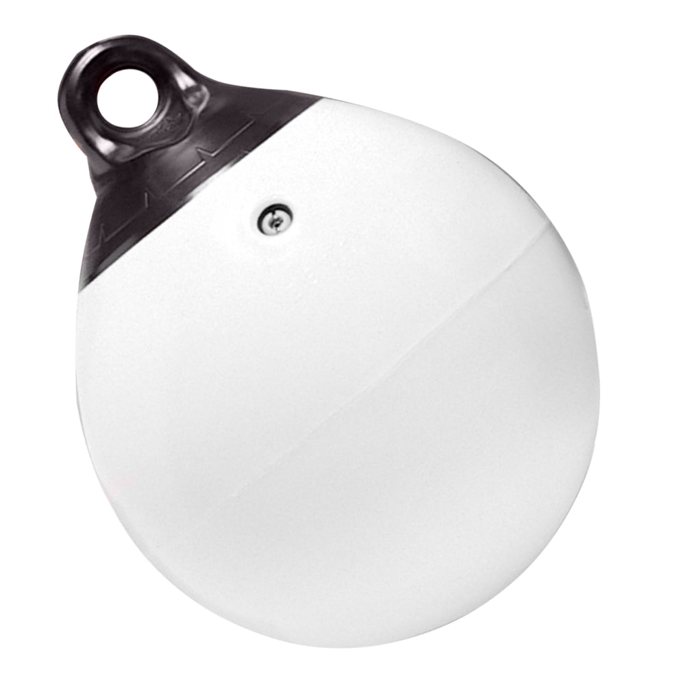 Taylor Made 15" Tuff End Inflatable Vinyl Buoy - White [1146] - First Stop Marine