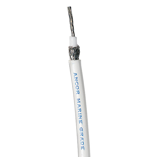 Ancor RG 8X White Tinned Coaxial Cable - Sold By The Foot [1515-FT] - First Stop Marine