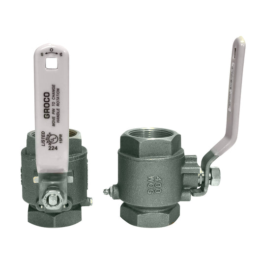 GROCO 1-1/4" NPT Stainless Steel In-Line Ball Valve [IBV-1250-S]