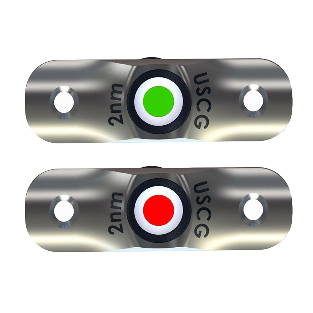 TACO Rub Rail Mounted LED Navigation Light Set - 2-1/2" [F38-6800D] - First Stop Marine