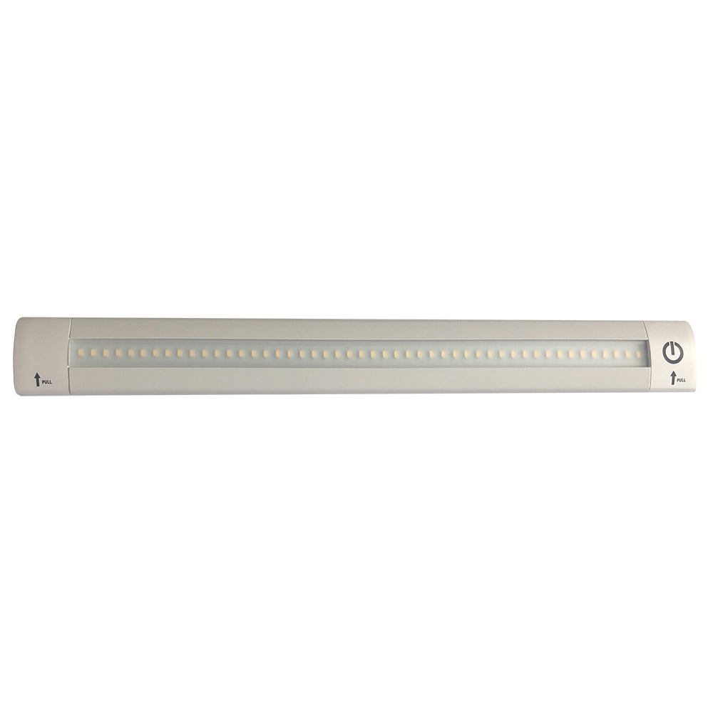 Lunasea LED Light Bar - Built-In Dimmer, Adjustable Linear Angle, 12" Length, 24VDC - Warm White [LLB-32KW-11-00]