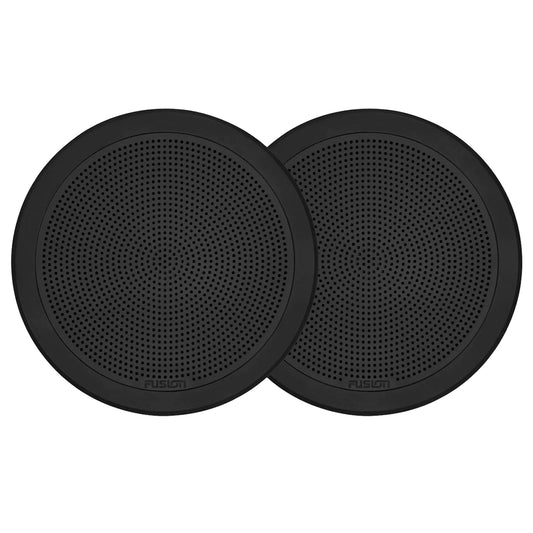 Fusion FM-F77RB FM Series 7.7" Flush Mount Round Marine Speakers - Black Grill - 200W [010-02300-01]