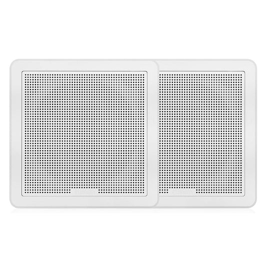 Fusion FM-F77SW FM Series 7.7" Flush Mount Square Marine Speakers - White Grill - 200W [010-02300-10]