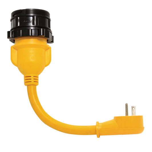Camco 15AM/30AF Power Grip Dogbone - Marine 12" 90M/F-Locking [55635]