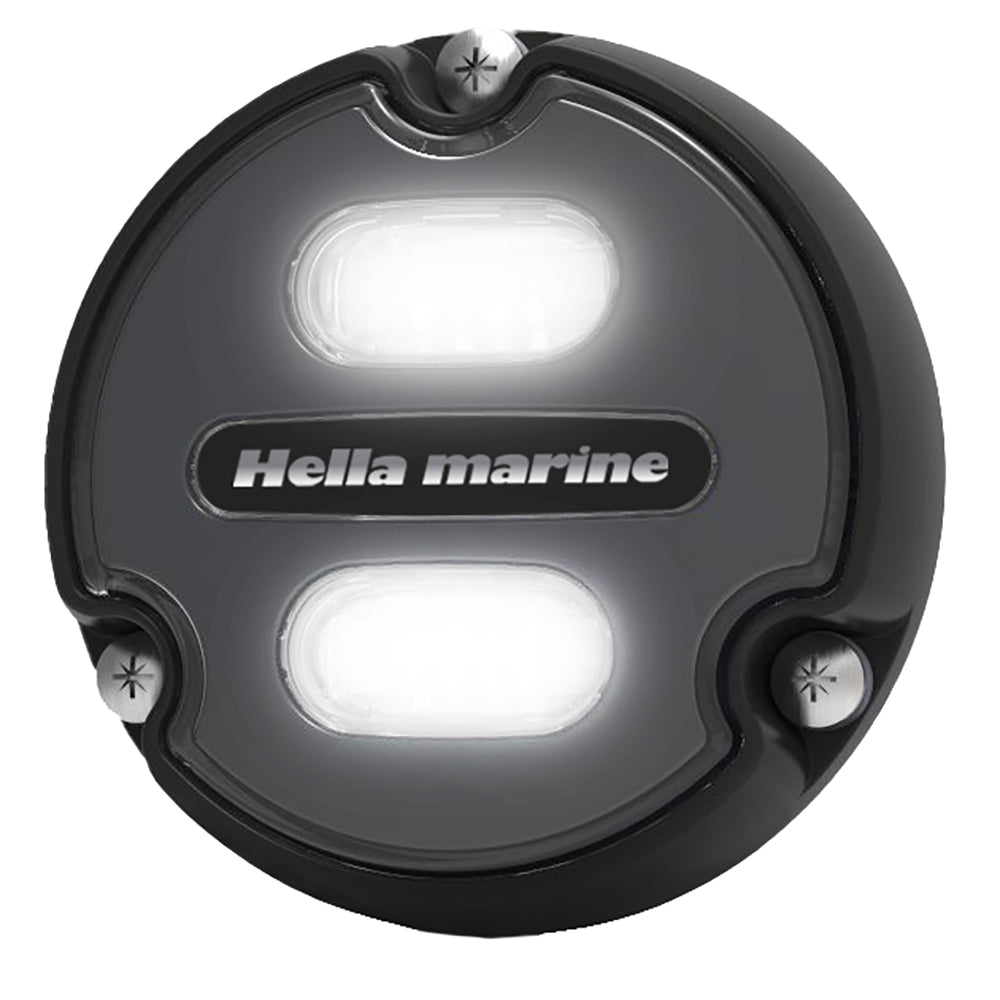 Hella Marine Apelo A1 Blue White Underwater Light - 1800 Lumens - Black Housing - Charcoal Lens [016145-001]