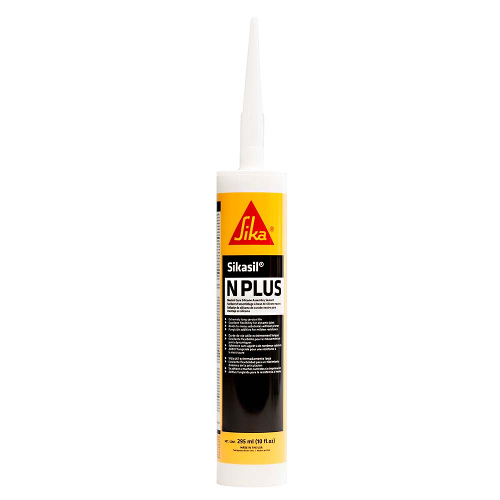 Sika Sikasil-N Plus White 10oz w/Nozzle [432029]