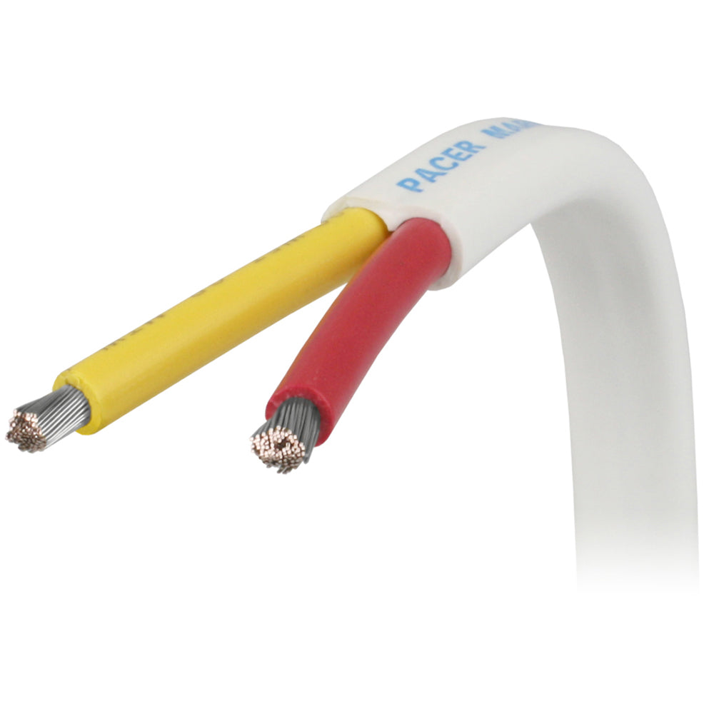 Pacer 12/2 AWG Safety Duplex Cable - Flat Cable - Red/Yellow - 500' [W12/2RYW-500] - First Stop Marine