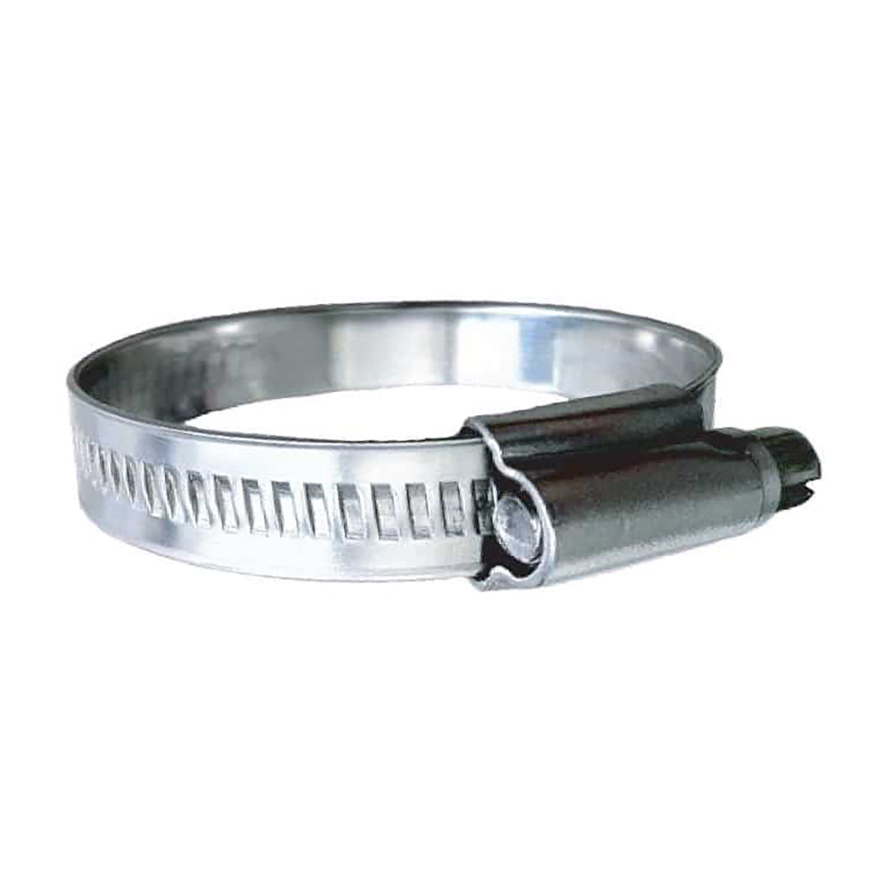 Trident Marine 316 SS Non-Perforated Worm Gear Hose Clamp - 15/32" Band - (5/8"  15/16") Clamping Range - 10-Pack - SAE Size 8 [710-0121] - First Stop Marine