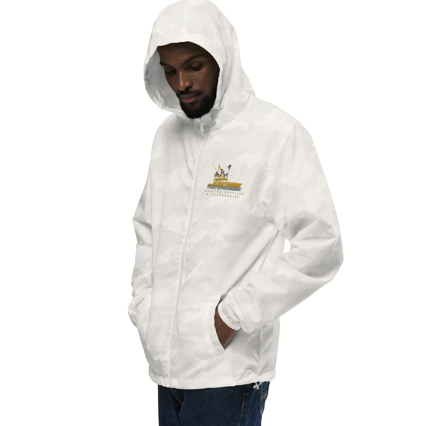 Unisex lightweight zip up windbreaker